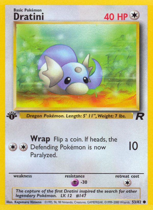 Dratini - Team Rocket - #53 (1st Edition)