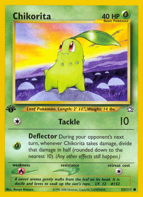 Chikorita - Neo Genesis - #53 (1st Edition)