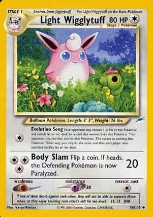 Light Wigglytuff - Neo Destiny - #54