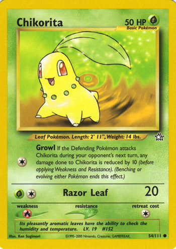 Chikorita - Neo Genesis - #54