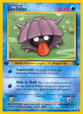Shellder - Fossil - #54 (1st Edition)