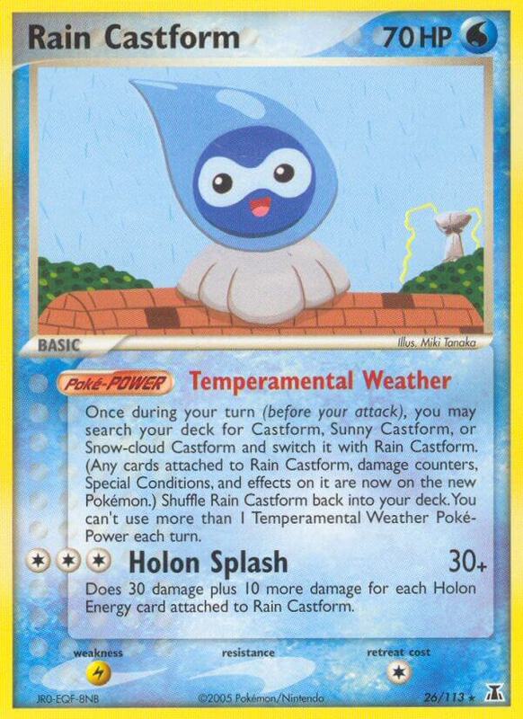 Rain Castform - EX Delta Species - #26