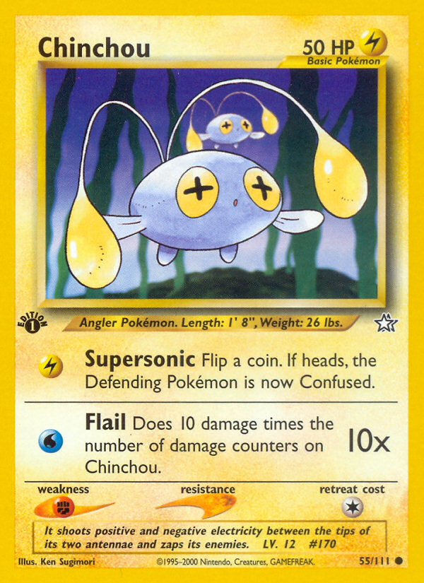 Chinchou - Neo Genesis - #55 (1st Edition)