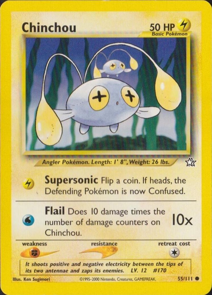 Chinchou - Neo Genesis - #55