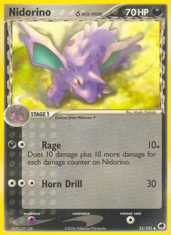 Nidorino (Delta Species) - EX Dragon Frontiers - #35