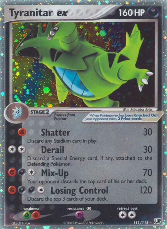 Tyranitar ex - EX Unseen Forces - #111