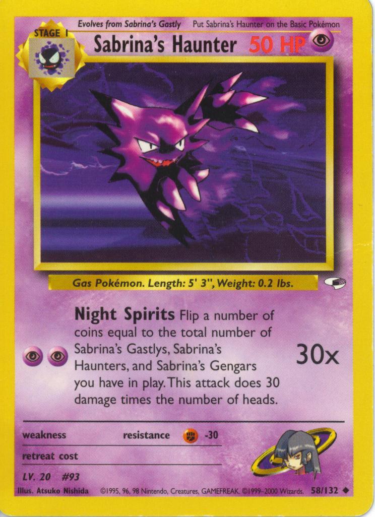 Sabrina's Haunter - Gym Heroes - #58