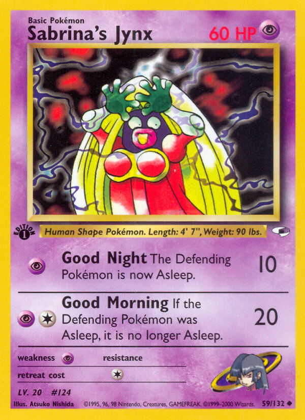 Sabrina's Jynx - Gym Heroes - #59 (1st Edition)