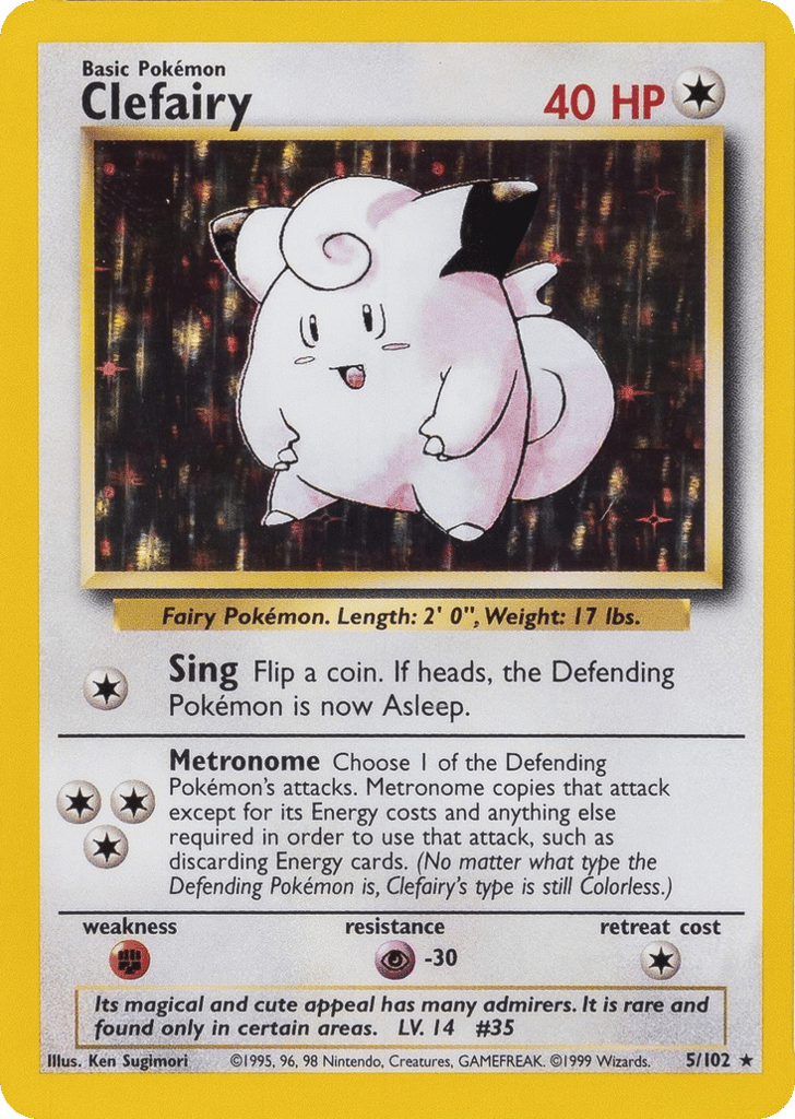 Clefairy - Base Set - #5
