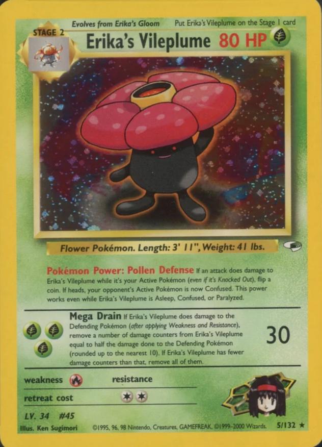 Erika's Vileplume - Gym Heroes - #5