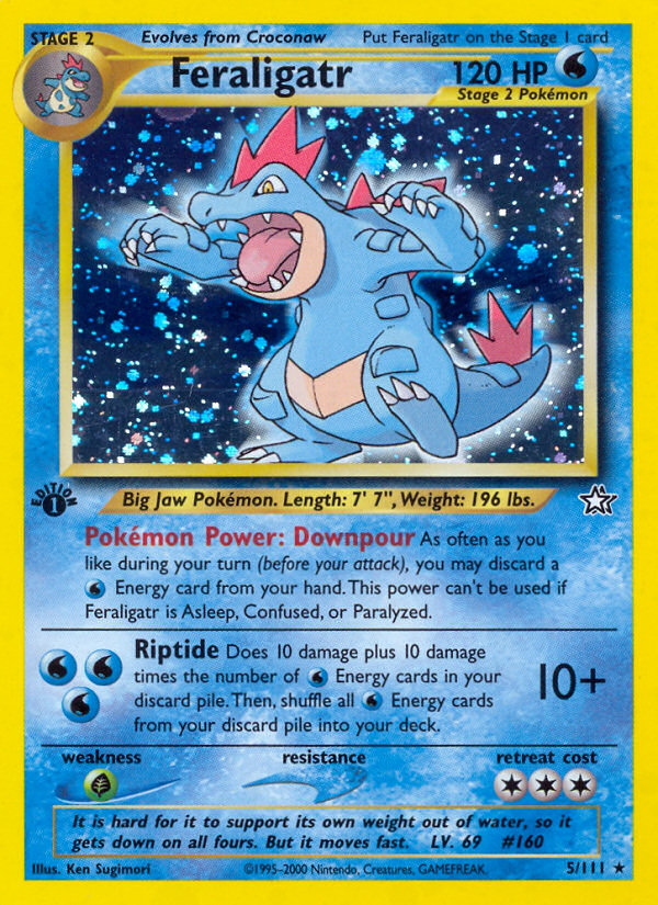 Feraligatr - Neo Genesis - #5 (1st Edition)