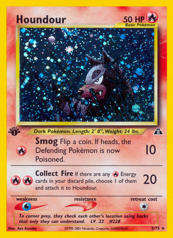Houndour - Neo Discovery - #5 (1st Edition)
