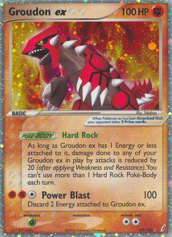 Groudon ex - EX Crystal Guardians - #93