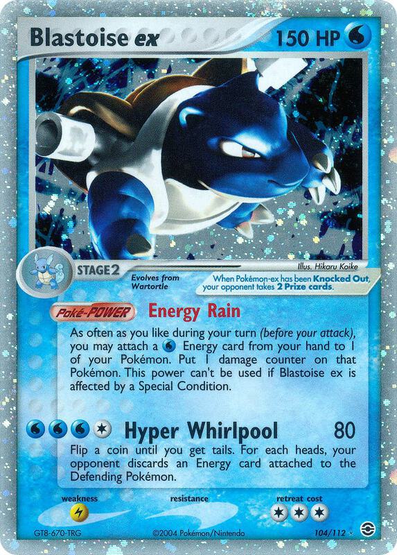 Blastoise ex - EX FireRed & LeafGreen - #104