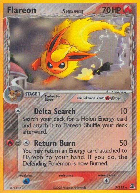 Flareon (Delta Species) - EX Delta Species - #5
