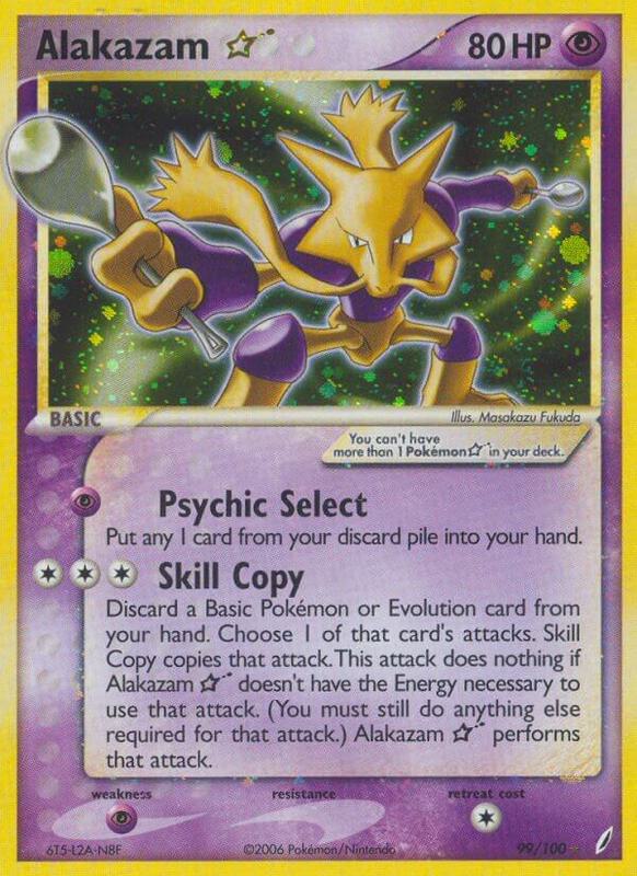 Alakazam (Gold Star) - EX Crystal Guardians - #99