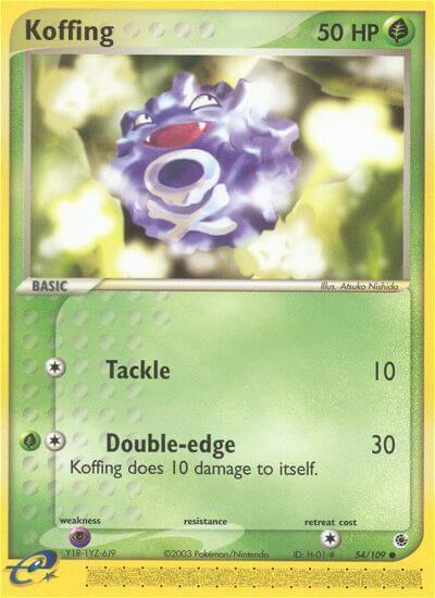 Koffing - EX Ruby & Sapphire - #54