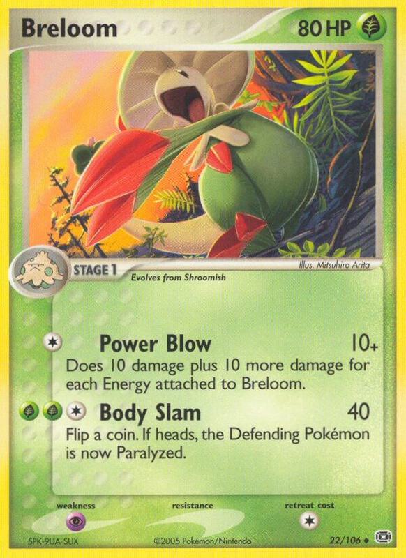 Breloom - EX Emerald - #22