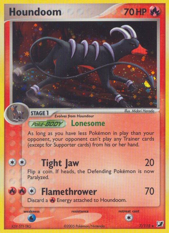 Houndoom - EX Unseen Forces - #7