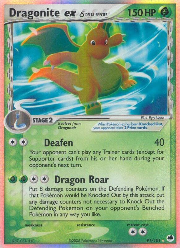 Dragonite ex (Delta Species) - EX Dragon Frontiers - #91