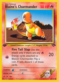 Blaine's Charmander - Gym Challenge - #60 (1st Edition)