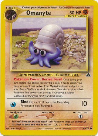Omanyte - Neo Discovery - #60