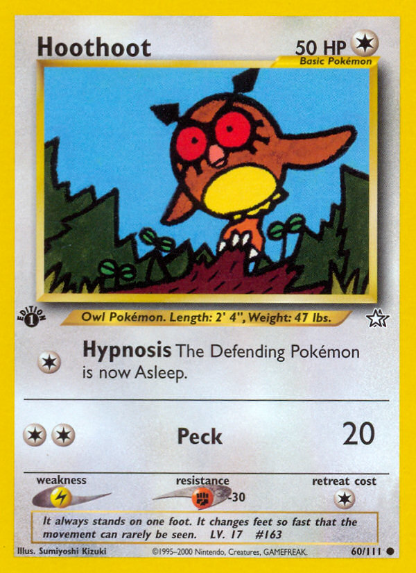 Hoothoot - Neo Genesis - #60 (1st Edition)