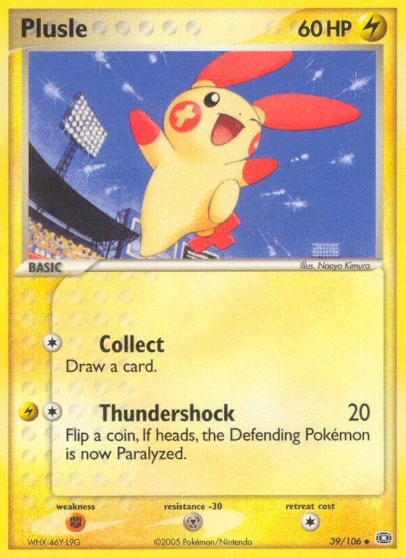 Plusle - EX Emerald - #39