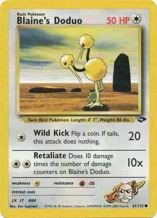 Blaine's Doduo - Gym Challenge - #61
