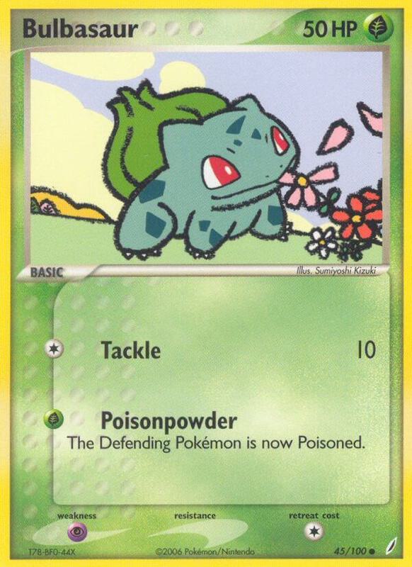 Bulbasaur - EX Crystal Guardians - #45