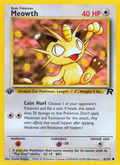 Meowth - Team Rocket - #62 (1st Edition)