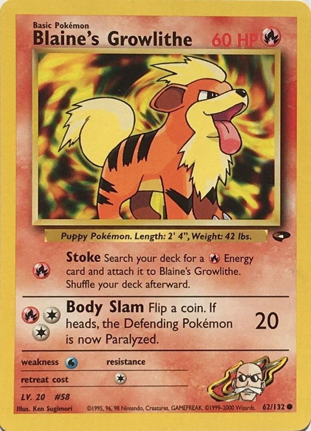 Blaine's Growlithe - Gym Challenge - #62