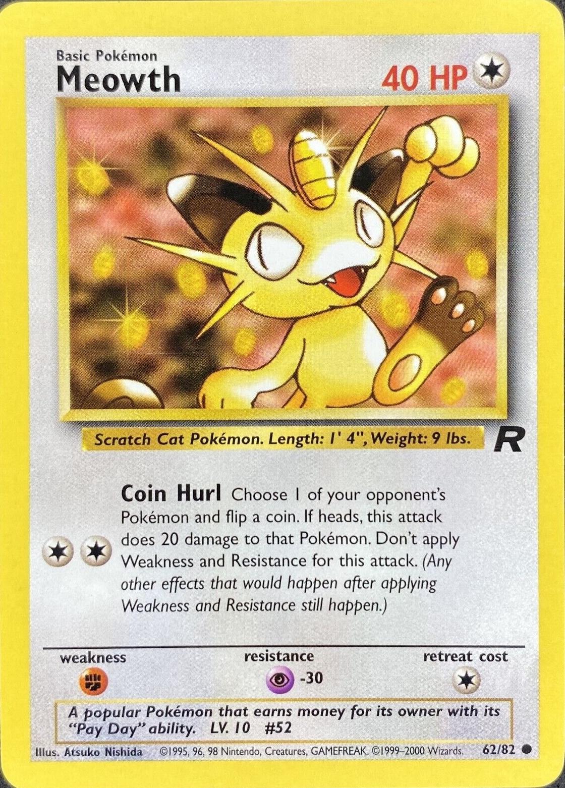 Meowth - Team Rocket - #62