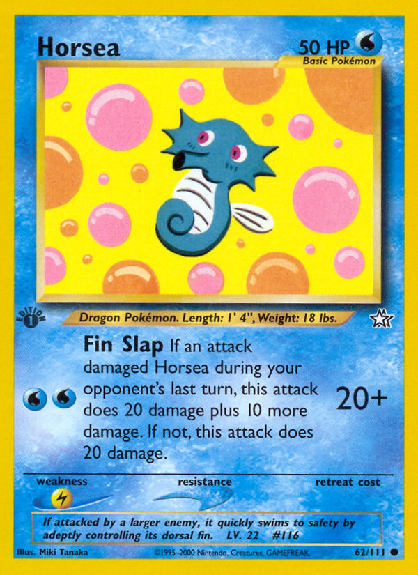 Horsea - Neo Genesis - #62 (1st Edition)