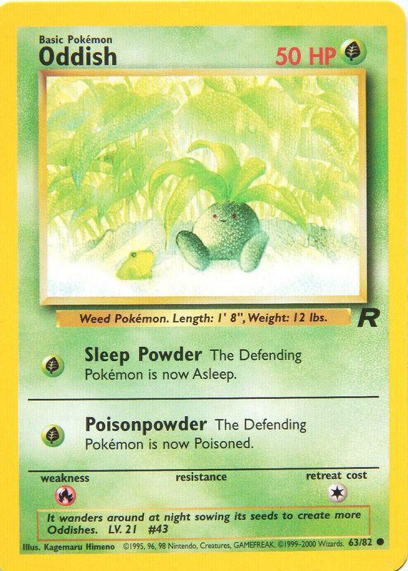 Oddish - Team Rocket - #63