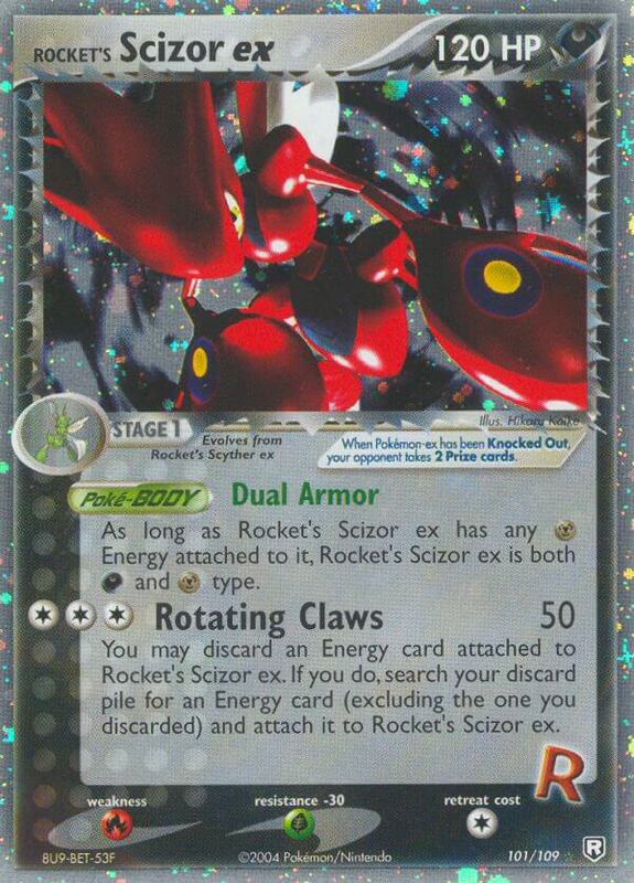 Rocket's Scizor ex - EX Team Rocket Returns - #101