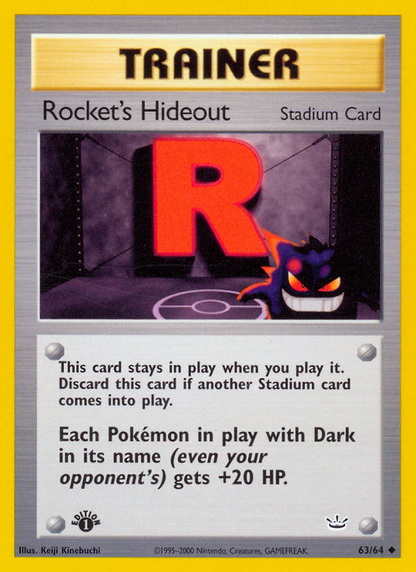 Rocket's Hideout - Neo Revelation - #63 (1st Edition)