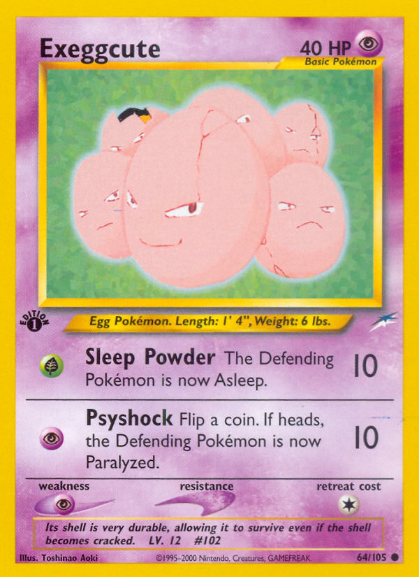 Exeggcute - Neo Destiny - #64 (1st Edition)