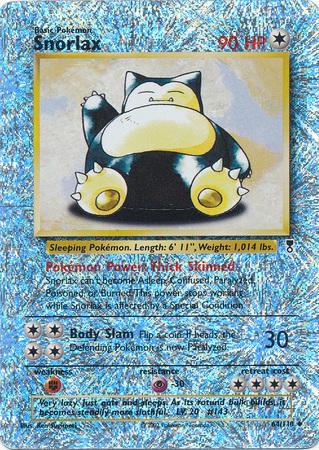 Snorlax - Legendary Collection - #64 (Reverse Holo)