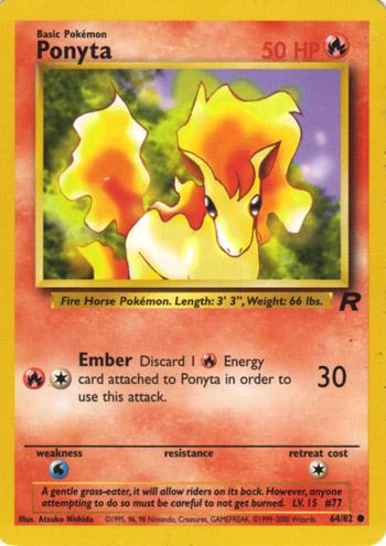 Ponyta - Team Rocket - #64