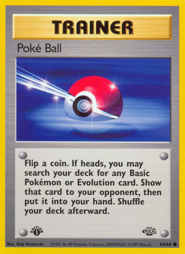 Poké Ball - Jungle - #64 (1st Edition)
