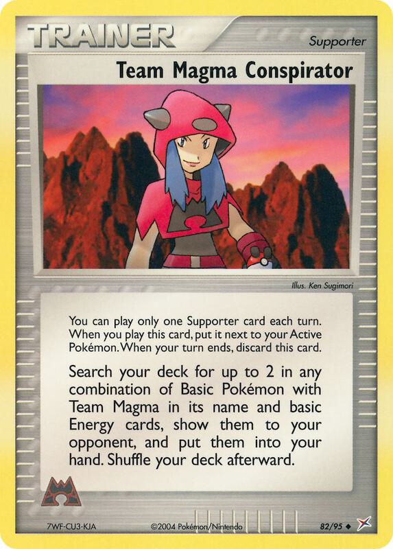 Team Magma Conspirator - EX Team Magma vs Team Aqua - #82