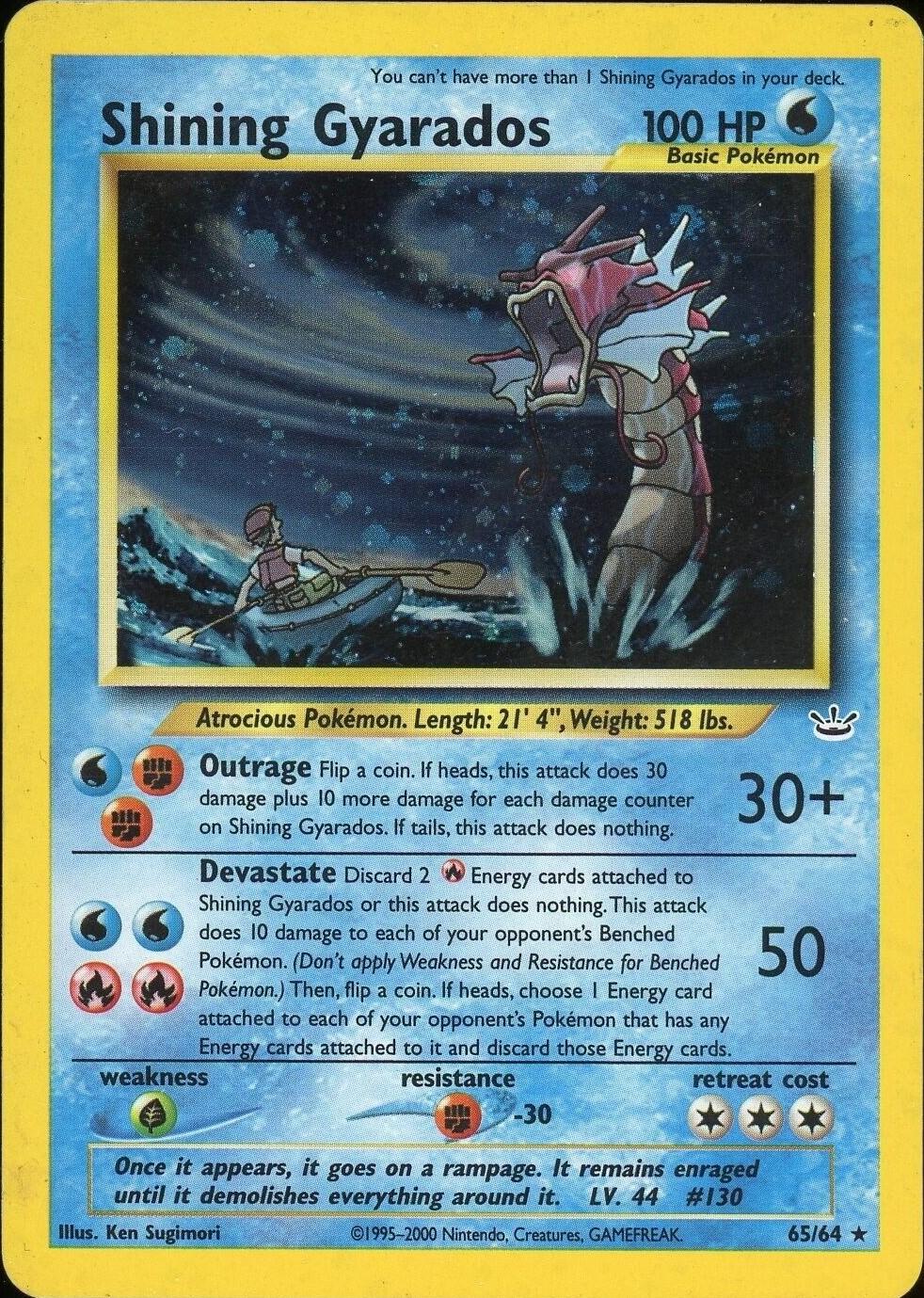 Shining Gyarados - Neo Revelation - #65