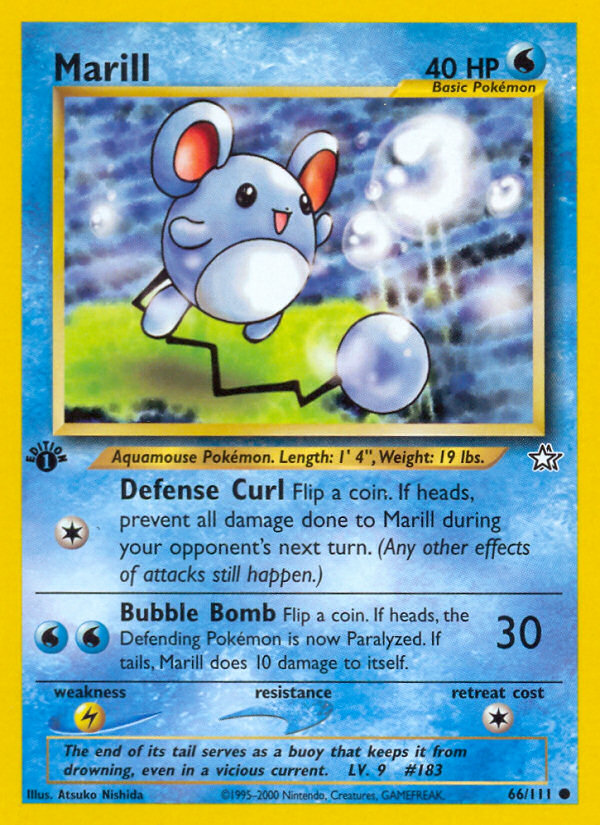 Marill - Neo Genesis - #66 (1st Edition)