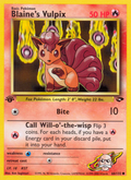 Blaine's Vulpix - Gym Challenge - #66 (1st Edition)