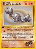 Brock's Geodude - Gym Heroes - #66 (1st Edition)