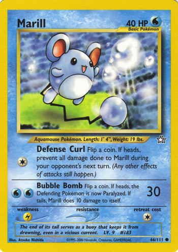 Marill - Neo Genesis - #66
