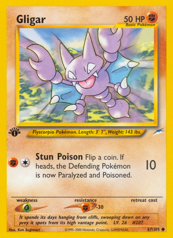 Gligar - Neo Destiny - #67 (1st Edition)