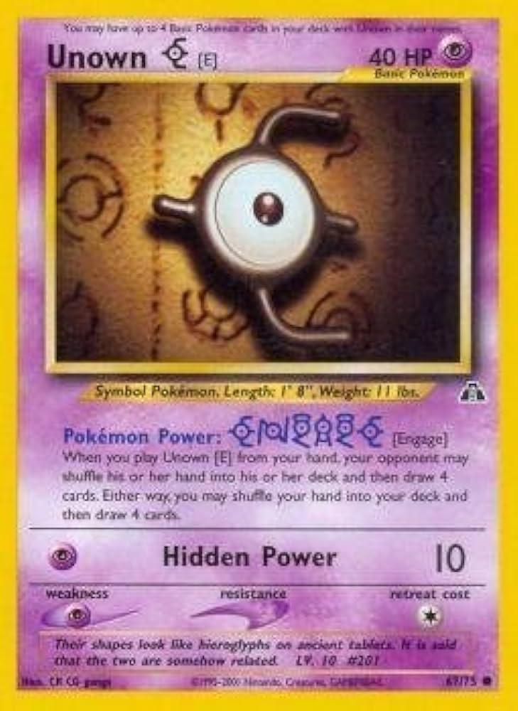 Unown E - Neo Discovery - #67