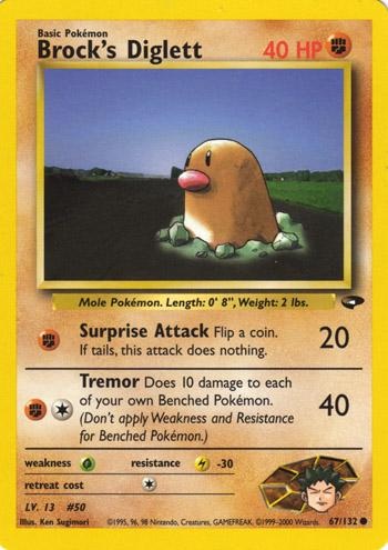 Brock's Diglett - Gym Challenge - #67